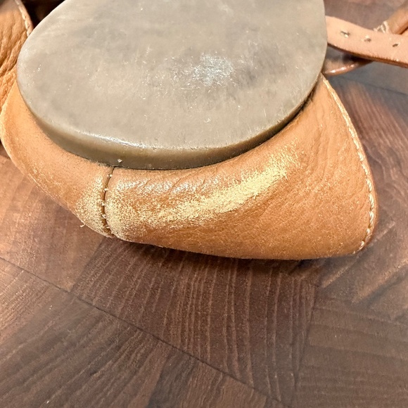 Tory Burch Phoebe Flat Thong Sandals Royal Tan Women's Size 10.5 M - Picture 11 of 13